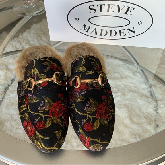 Steve Madden Size 6 Jill Floral Mule Loafer. Excellent pre-like be condition. - Picture 4 of 9